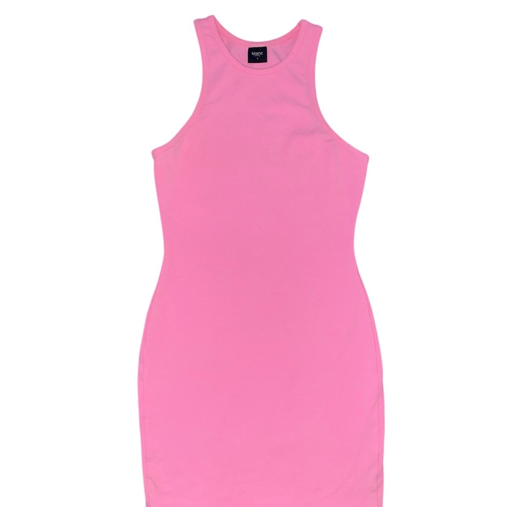 Pink Sleeveless Bodycon Dress